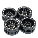 Scx10 Trx-4 1.9 Inch Beadlock Aluminum Beadlock Wheel Rims Set for 1/10 TRX