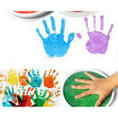 4Pcs Kids Finger Painting Round Large Ink Pad Stamp for Scrapbooking Cardmaking