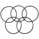 80 mm x 3.5 mm x 73 mm Rubber seal Oil filter O-rings Seal ring 5 pcs Z6A5