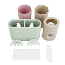 Auto Squeezer Toothpaste Dispenser Toothbrush Holder Rack Tooth Mugs Kits