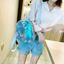 Sequins Women Travel Backpack Bling PU Leather Multicolor School Bag (3) A