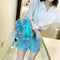 Sequins Women Travel Backpack Bling PU Leather Multicolor School Bag (3) A