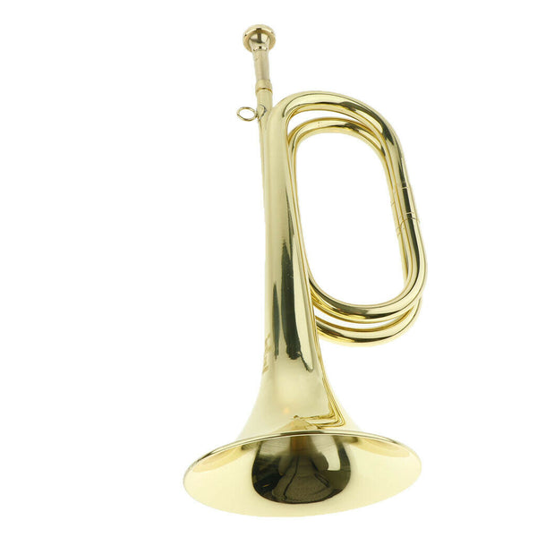 Brass Students School Band Marching Bugle Cavalry Trumpet 34 x 11.5cm
