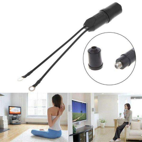 1PC TV Antenna 300-75 Ohm Coaxial Cable Matching Transformer UHF/VHF/FM LJ