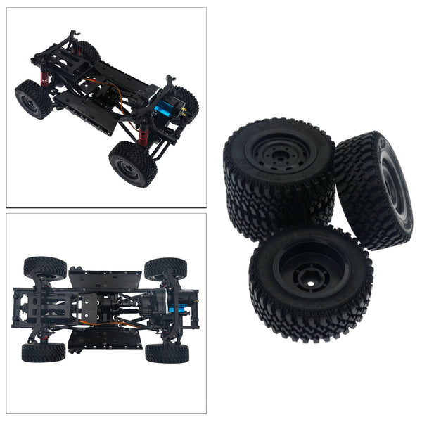 1:12 RC Car Beam/Gearbox/Transfer Case/Tire DIY Parts for MN86 4pcs Tires