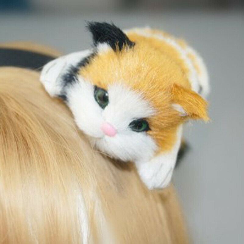 Christmas Gift Women Hair Accessories Cute Cat Headband Sweet Party Plush Lo Ew