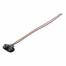 10x Black Red Short Cable Connection 9V Battery Clips Connector Buckle K4I3