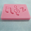 Musical Note Silicone Fondant Mold Cake Sugarcraf Decorating Chocolate Mould  JR