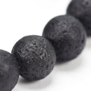 Handmade Lava Rock Bracelet Natural stone Beads Buddha lion Head Agate Beaded Z