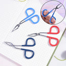 Scissors Flat Tip Eyebrow Tweezers Clamp Clipper Eyebrow Removal Makeup ToolJC-Q