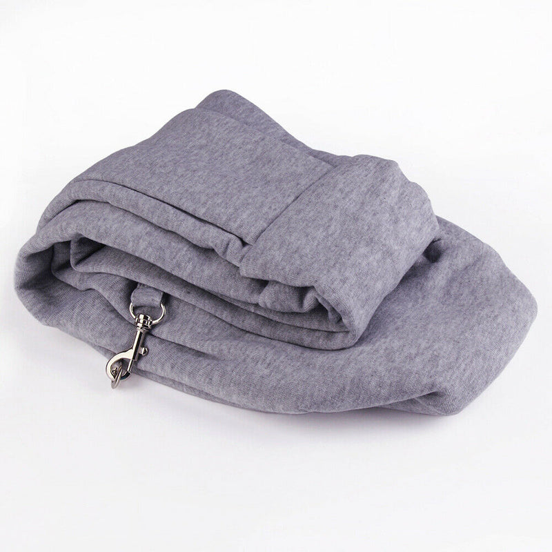 Pet Dog Cat Sling Shoulder Carrier Outdoor Travel Puppy Pouch Bag Grey