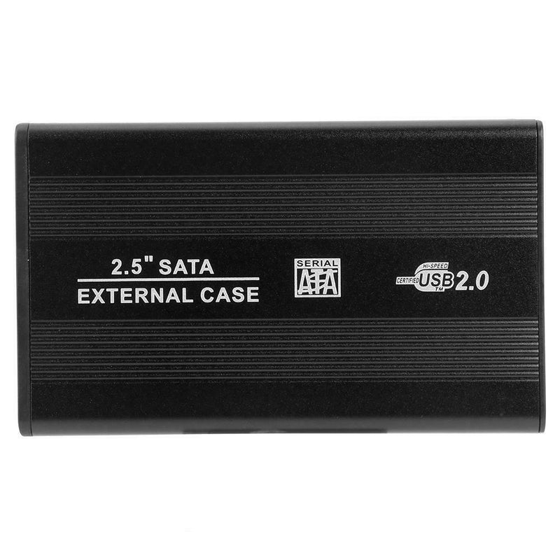2.5 inch Hard Disk Case Aluminum Alloy SATA USB2.0 External Hard Drive Case