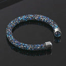 Crystal Cuff Bracelet Opening Bangles Women Girl Fashion Charm Jewelry Gift