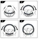 Car Steering Wheel Cover Soft Leather Breathable Slip Z7K0