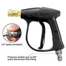 1X(Car Washer-Gun 3000 Psi Max Foam-Gun 3/8 inch Connector High Pressure Wa
