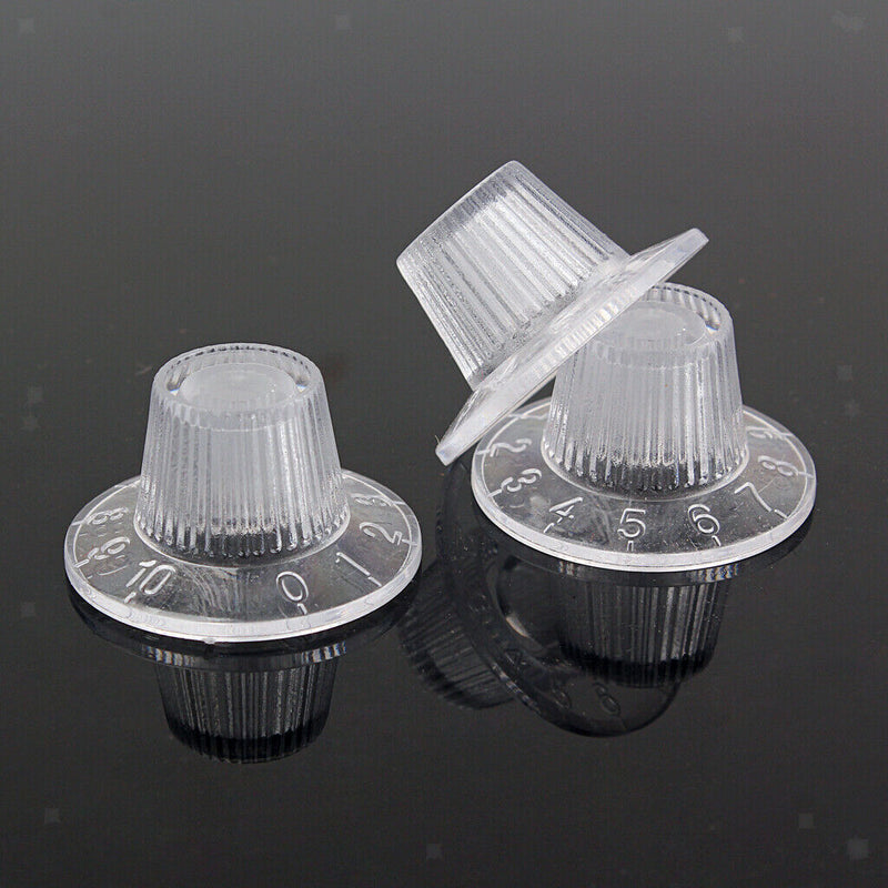 1 Volume 2 Doorbell Transparent Plastic Doorbells Button Parts Guitar