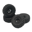 4x RC Rubber Tyres  Set Fit for WLTOYS 12428 RC Car Buggy Truck DIY Parts