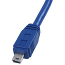 12 Blue USB 3.0 Osmini 10 Pin Male Meter / Meter Extension Cable Connector