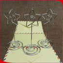 10pcs Metal Star Table Number Photo Holder Stands for Weddings Party Gather F7Z8