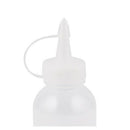 100ml Lab Glue Gel Oil Plastic Crimp Bottle Dispenser 5 Pcs (Transparent co