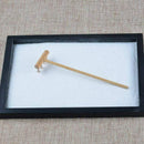 Japanese Karesansui Mini Zen Table Garden with Rattle Pebbles and Sand Deco P8M6