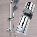 ABS Chrome Adjustable 19~25mm Shower Rail Head Slider Riser Holder Bracket Slide