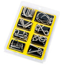 Intellectual Challenge Metal Puzzles 9-Ring Series Unwinding Unbuttoni FBC