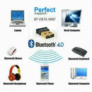 Wireless USB Bluetooth V4.0 CSR Dongle Adapter For Windows 7 8 10 PC Laptop *1