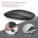 Wireless Mouse Computer Bluetooth Mouse Silent PC Mouse Rechargeable Ergono