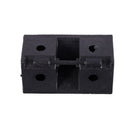 Shelf Cabinet Plastic Right Angle Corner Brace Bracket Black 20pcs
