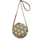 Handmade Woven Beach Circle Bohemia Handbag Round Mulit Style Straw Bag Han