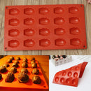 20 Cavity Mini Madeleine Shell Cake Pan Silicone Mold Cookies Baking  Z