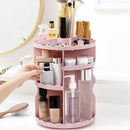 360-Degree Rotating Makeup Organizer, Adjustable Multi-Function Cosmetic St