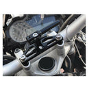 Modified Motorcycle Mirror Extended Crossbar Bracket Extension Aluminum Holder