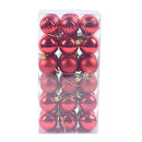 36pcs Christmas Decorative Balls Tree Pendant Festival Home Ornaments (A)
