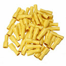 100pcs Fully Female&Male Spade Terminals Crimp Connector Yellow 12-10AWG