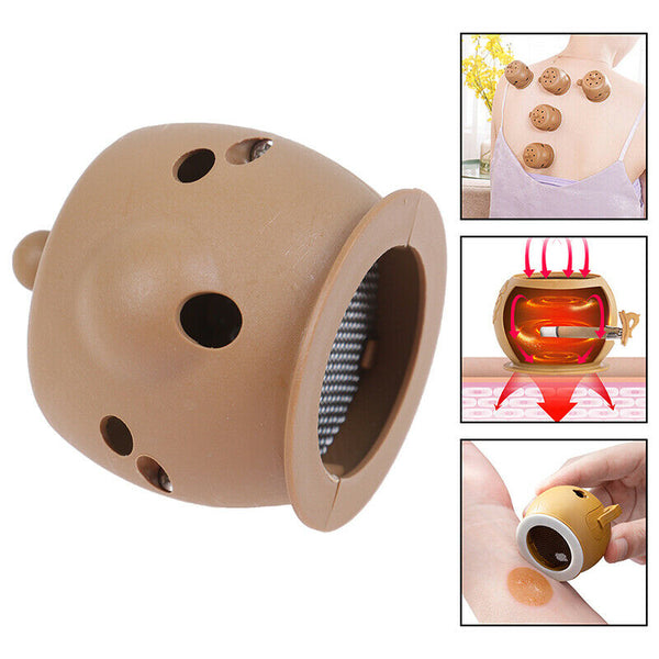 Moxibustion Box Chinese Moxa Sticks Burner Heating Massage Acupuncture Moxa T Gw