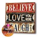 Full Round Diamond Drill DIY Letter Picture Decoration Paint Kit (lm407)
