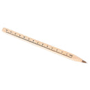 1x Handmade wooden ruler design manual ballpoint pen DIY multifunction neweME