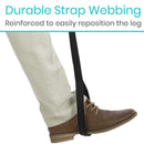 Leg Lifter Strap, 44" Leg Strap with Webbed Loops for Hand & Foot, Easy to Use