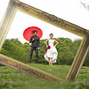 Paper Photo frame Booth Props for Wedding Birthday Family Reunion Party Pho N4L1