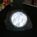 Outdoor Garden Solar Powered LED Light Stone Landscape Lawn Lamp Decorative
