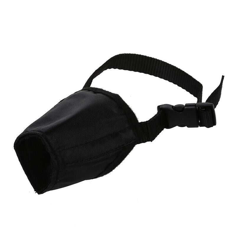 Grid Nylon Adjustable Muzzle for Dog Training Black 11 cm Size 2 S3U8