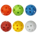 6-Pack Plastic Golf Training Balls For Driving Range/Swing Practice At Home