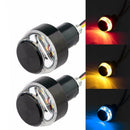 2x Motorcycle Turn Signal LED Light Indicator Blinker Bar End Top
