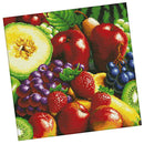 DIY Needlecrafts Stamped Cross Stitch Kits Fruits Pattern 11CT Cloth Embrodery