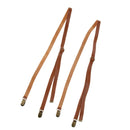 Adjustable  Leather Women Men Pants Trousers Suspenders Shirt Braces