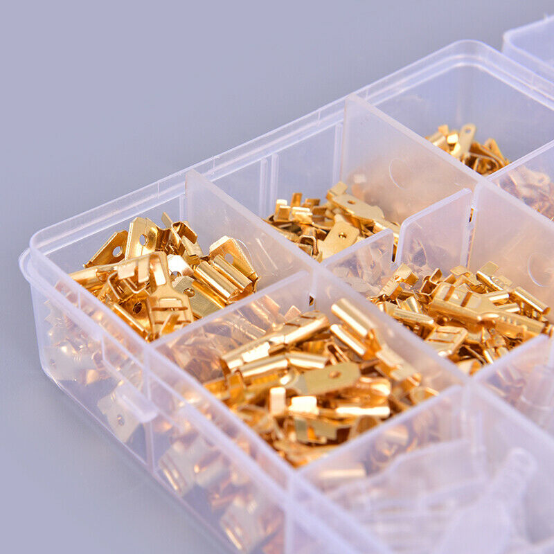 300PCS Cold-pressed Assorted Crimp Terminal Wire Crimping Toosl Combination _kz