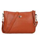 Small Women Crossbody Purse PU Leather Shoulder Messenger Handbags/Brown
