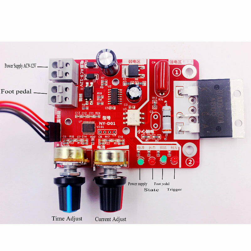 Spot Welding Time Current Controller Control Panel with Digital Display 100S Hn
